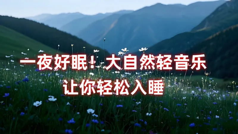 大自然助眠音乐合集 网络资源